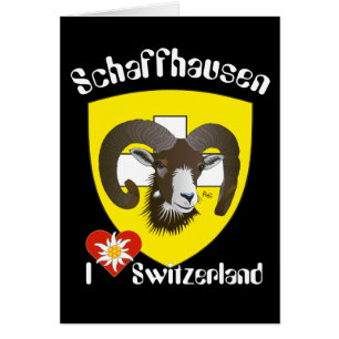 Cartão Schaffhausen Schweiz Suisse Svizzera Grusskarte