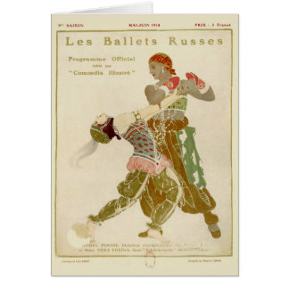 Cartão Schéhérazade, Léon Bakst & os balés Russes