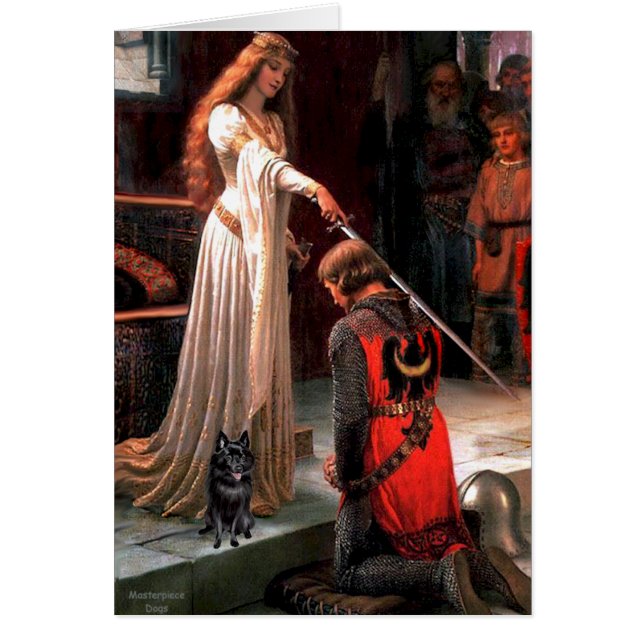 Cartão Schipperke 4 - A Accolade (Frente)