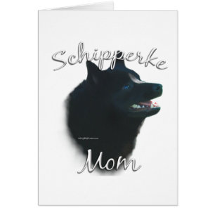Cartão Schipperke Mãe 2