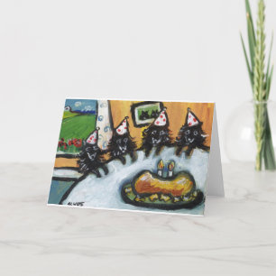 Cartão Schipperke summer birthday party