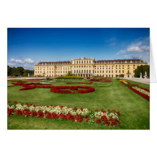 Cartão Schloss Schoenbrunn Viena Áustria