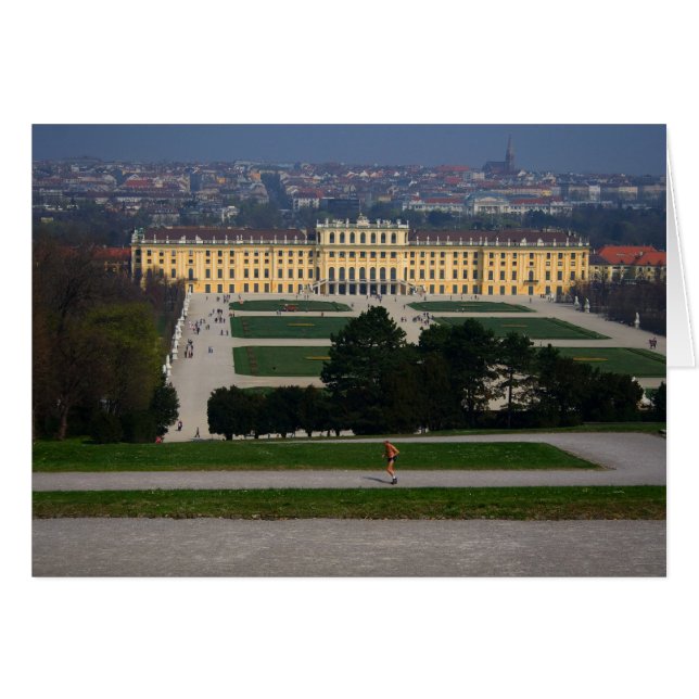 Cartão Schloss Schönbrunn (Frente Horizontal)