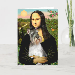 Cartão Schnauzer 11N - Mona Lisa