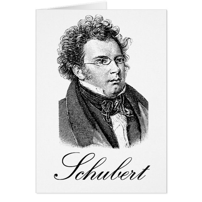 Cartão Schubert (Frente)