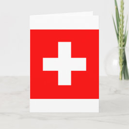Cartão Schweiz Flagge