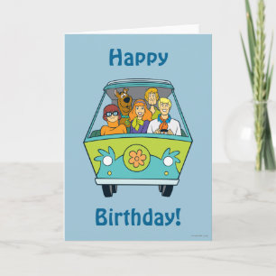 Cartão Scooby-Doo e a Máquina Misteriosa Gang