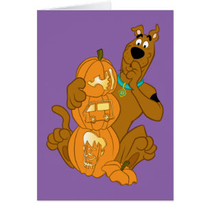 Cartão Scooby-Doo   Halloween Jack-O-Lanterna