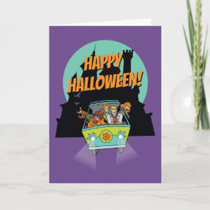 Cartão Scooby-Doo "mistérios da casa assombrada "