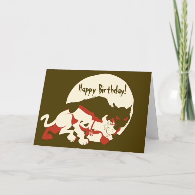 Cartão Scooby-Doo "no Prowl " (Frente)