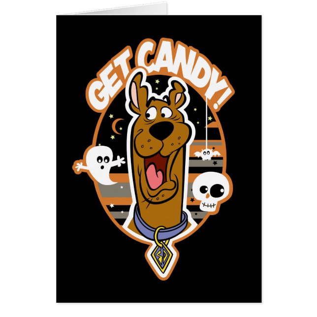 Cartão Scooby-Doo | Pegue o Candy! (Frente)