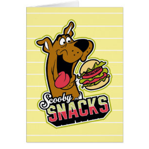 Cartão Scooby-Doo "Scooby Snacks" Logo