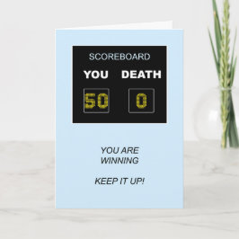 Cartão Scoreboard de 50º aniversário