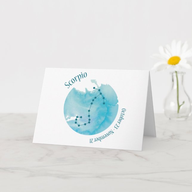 Cartão Scorpio (Planta pequena)