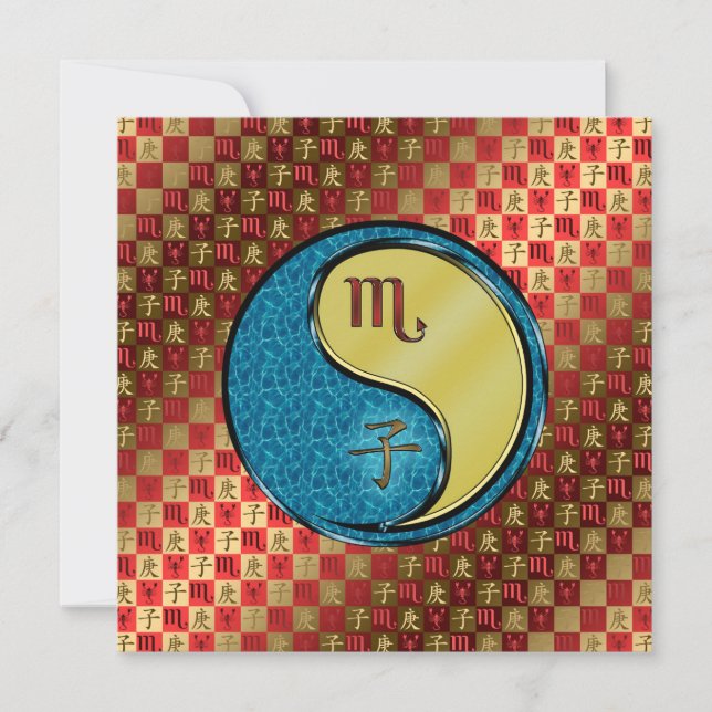 Cartão Scorpio & Metal Rat (Frente)