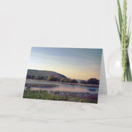 Cartão Scotland Bonnie -- Opinião escocesa do Loch