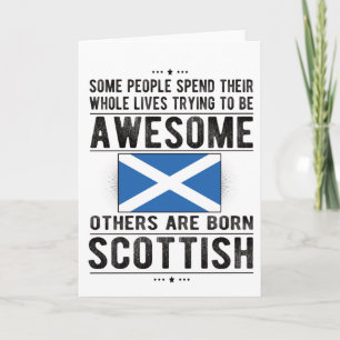 Cartão Scottish Flag Heritage Scottish Roots