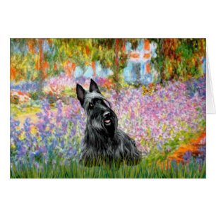 Cartão Scottish Terrier 2 - Jardim