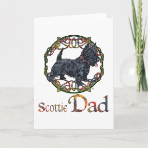 Cartão Scottish Terrier Father's Day