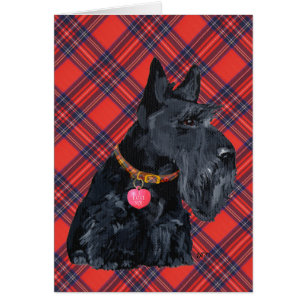 Cartão Scottish Terrier Love