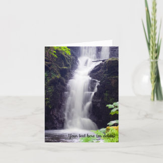 Cartão Scottish Waterfall Greeting card