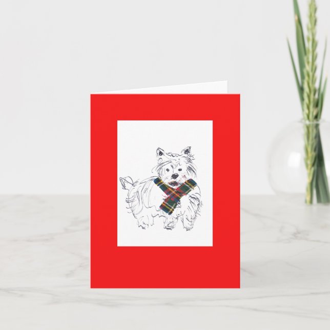 Cartão Scotty Tartan (Frente)