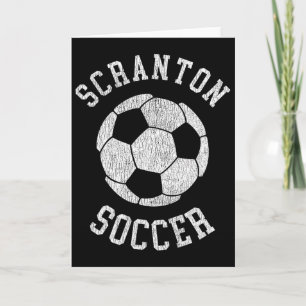 Cartão Scranton Futebol Retro Desgastado 90's Vintage