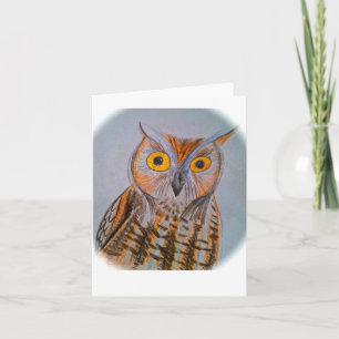 Cartão Screech owl