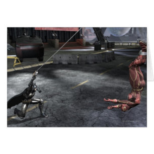 Cartão Screenshot: Batman contra o flash