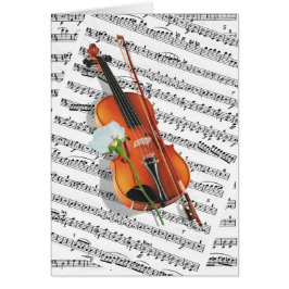 Cartão Se a música for a comida do amor