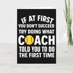 Cartão Se à primeira você não conseguir tente fazer o que