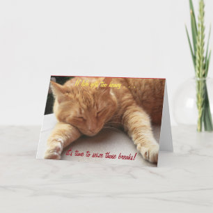 Cartão Se a vida ficar muito pesada, o Inspiron Card cat 