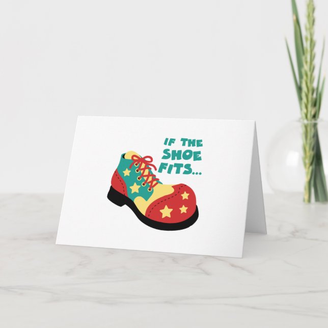 Cartão Se Ajustados de Calçado (Frente)