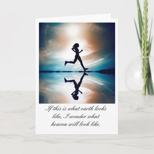 Cartão Se este é o que a terra olha como… (Frente)