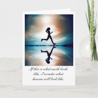 Cartão Se este é o que a terra olha como…