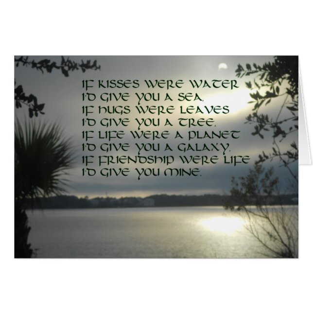 Cartão Se Kisses (Frente Horizontal)