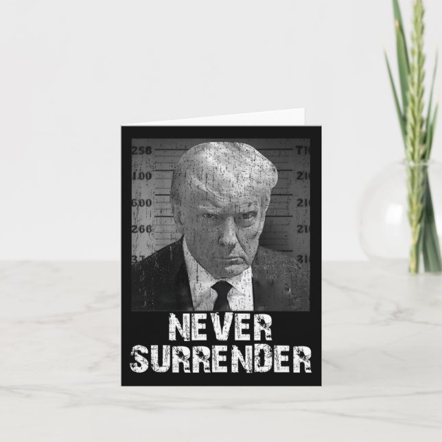 Cartão Se render ao Pro Trump  (Frente)