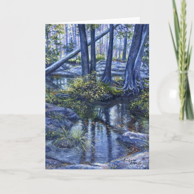 Cartão "Se uma árvore cair..." (Frente)