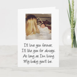 Cartão Se você escolher contar a ele (placa de adoção)