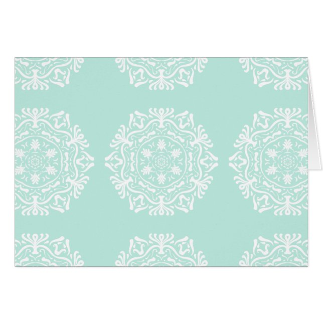 Cartão Sea Glass Mandala (Frente Horizontal)