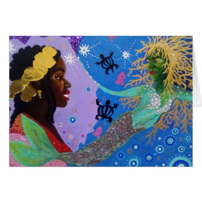 Cartão Sea Moss Notecard (Frente horizontal)