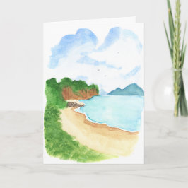 Cartão Sea Shore Beach 