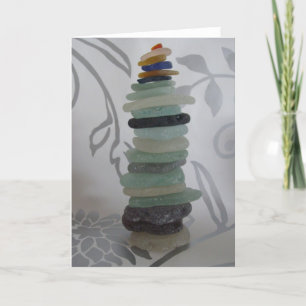 Cartão seaglass stack