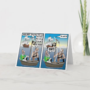 CARTÃO SEAGULL POOP JOKE