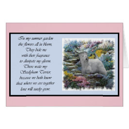 Cartão Sealyham Terrier Art