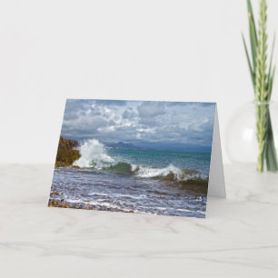 Cartão Seascape Birthday Card