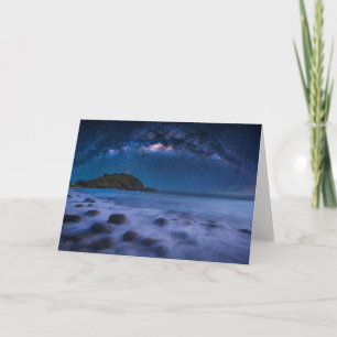 Cartão Seascape Lighthouse Milky Way Lanta Island Krabi