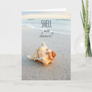 Cartão Seashell Say Beach Card