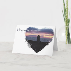 Cartão Seaside Anniversary For Husband