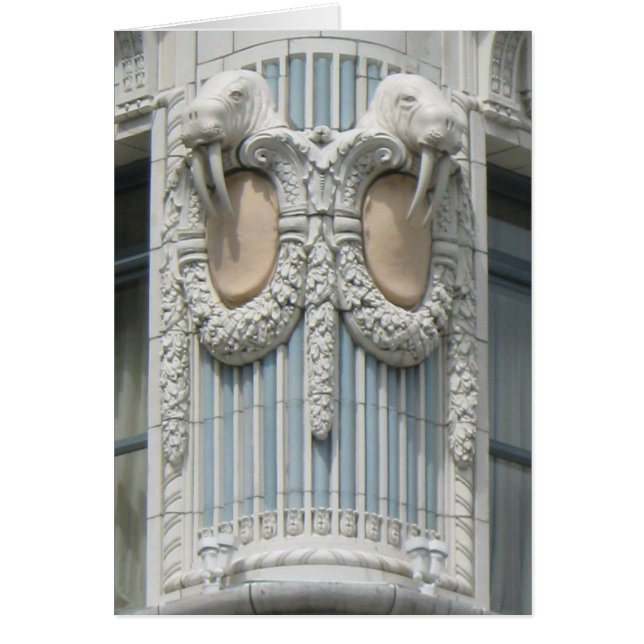 Cartão Seattle Walrus (Frente)